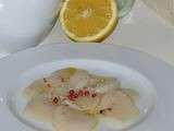 Tartare de coquilles Saint-Jacques