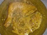 Cuisse de poulet aux marrons