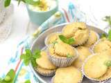 Muffins à la menthe et aux petits pois