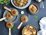 Tartelettes aux pommes et pie pops à la confiture de fraise {sans gluten}