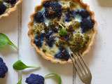 Tartelettes colorées aux deux choux-fleurs { Sans lactose }