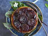 Tartelettes tatin aux oignons rouges caramélisés