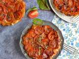 Tartelettes tatin aux tomates cerises et vinaigre balsamique