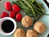 Boulettes de riz au tofu fumé (vegan)