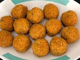 Falafels à la courge butternut et aux noisettes