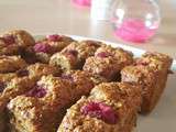 Petits Financiers Coco/ Framboises : 100 % bio et sain