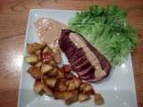 Magrets de canard sauce aux fraises