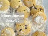 Kourabies des gourmands parce qu'il y a du chocolat dedans et qu'en plus il est géant