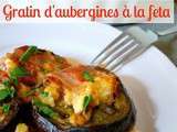 Legumes : Gratin d'aubergines à la feta