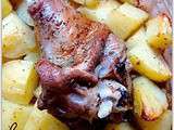 Plat complet : Gigot d'agneau origan-citron et ses pommes de terre