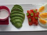 Salade avocat tomate oeuf