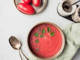 Gaspacho pastèque et tomates