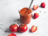 Ketchup tomate, fraise et poivron