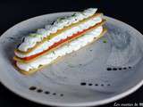 Mille-feuille saumon et citron vert