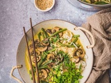 Ramen végétarien aux champignons