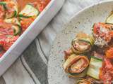 Roulés de courgette à la ricotta et jambon de parme