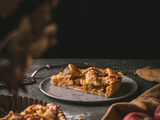 Tarte aux pommes quadrillée