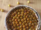 Tarte aux mirabelles, pâte sablée à l’amande