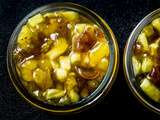 Confiture d’ananas, vanille et dattes