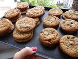 Cookies au chocolat et sirop de sucre de canne