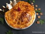 Délicieuse galette des rois à la crème d’amande et framboise au companion thermomix ou autres robots