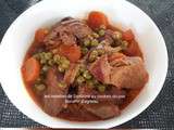 Navarin d'agneau (petits pois, carottes) au cookeo