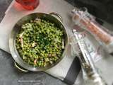 Petit pois oignons lardons au cookeo