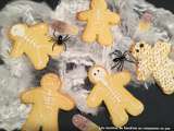 Petits biscuits sablés squelettes ou momies d’halloween au companion thermomix ou sans robot