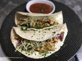 Tacos champignons poulet comté