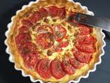 Tarte à la moutarde tomates et mozzarella au companion thermomix ou sans robot