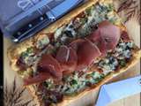 Tarte aux brocolis jambon cru et roquefort au companion thermomix ou sans robot