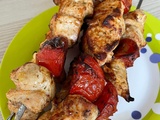 Brochettes de dinde au paprika et piment d'Espelette