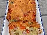 Cake jambon olives tomates et emmental