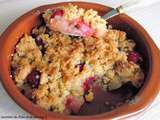 Crumble pommes / framboises