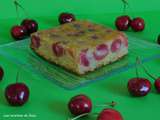 Gâteau moelleux aux cerises