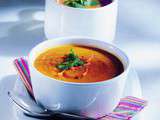 Veloute de carottes au fromage frais