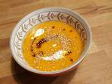 Velouté couge butternut poivron rouge au thermomix