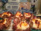 Cestinhos de Bacon com Ovo / Paniers de Bacon aux Oeufs