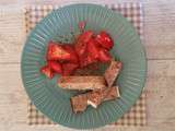 Soirée avec pâté de campagne et tomates vinaigrette