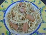 Spaghettis rigolos aux Knackis