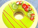 Entremet Fraise Citron vert Menthe