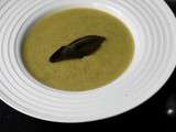 Soupe froide courgette et sauge