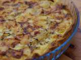 Tarte aux oignons et reblochon