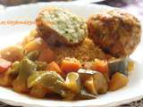 Couscous aux boulettes de merlan