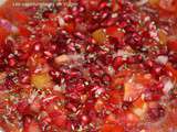 Salade de tomates et grenade