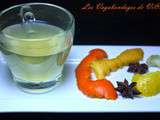 Vin blanc chaud aux agrumes