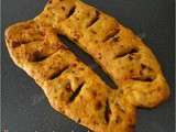 Fougasse tomates séchées basilic