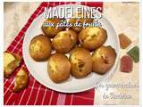 Madeleines aux pâtes de fruits