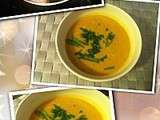 Soupe de courge au lait de coco