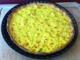 Tarte au curry de crevettes